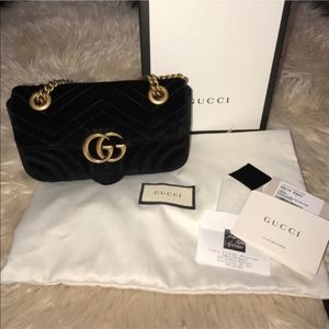 suede gucci marmont bag